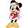  Christmas  Minnie Mouse  T Shirt Iron on Transfer Decal #4