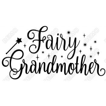 Fairy Grandmother  Iron On Transfer Vinyl HTV