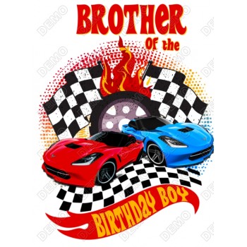 Hot Wheels Family Member  Custom Personalized T Shirt Iron on Transfer 