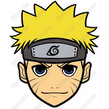 Naruto Uzumaki T Shirt Heat  Iron on Transfer Decal 