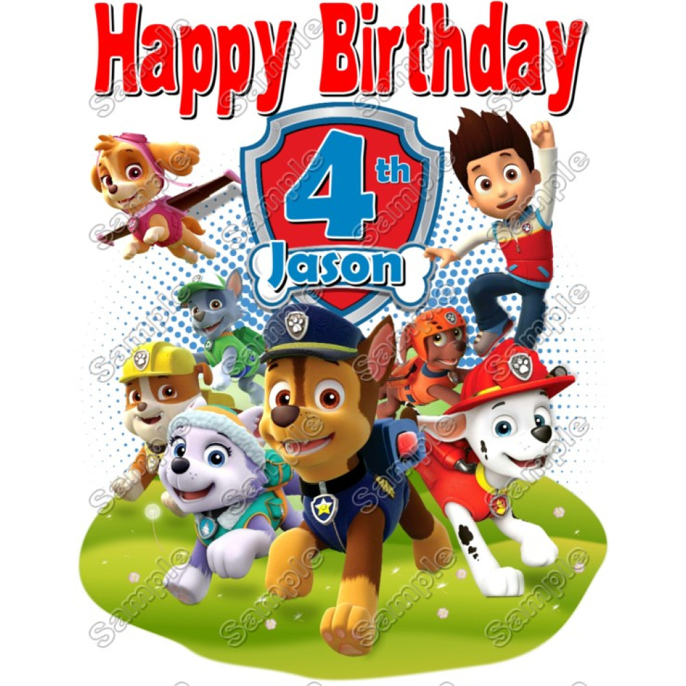 Paw patrol 4th birthday outfit boy best sale