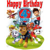 Paw Patrol  Boys  Birthday   Personalized   T Shirt Iron on Transfer #37