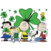 Peanuts, Snoopy, Charlie Brown St. Patrick's  Day T Shirt  Heat Iron on Transfer Decal