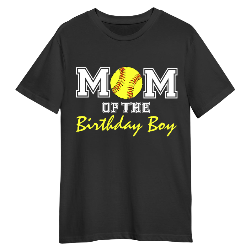 Softball  Birthday Boy  T Shirt Heat  Iron on Transfer Decal