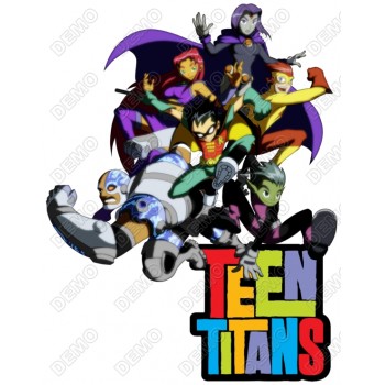 Teen Titans  T Shirt Heat Iron on Transfer  Decal  #20