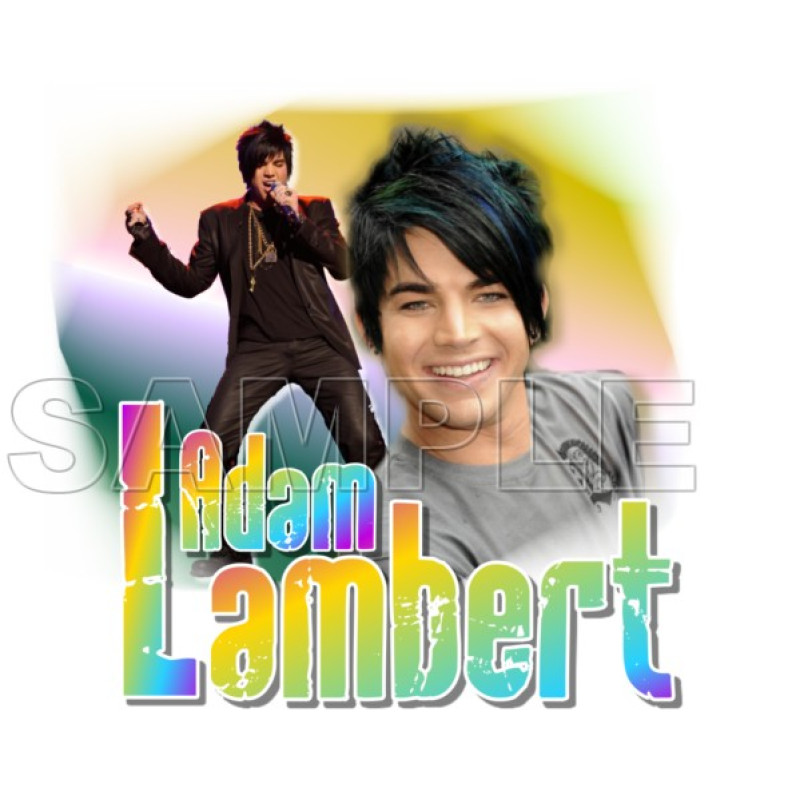 Adam Lambert  T Shirt Iron on Transfer  Decal  #2