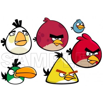 Angry Birds T Shirt Iron on Transfer  Decal  #2