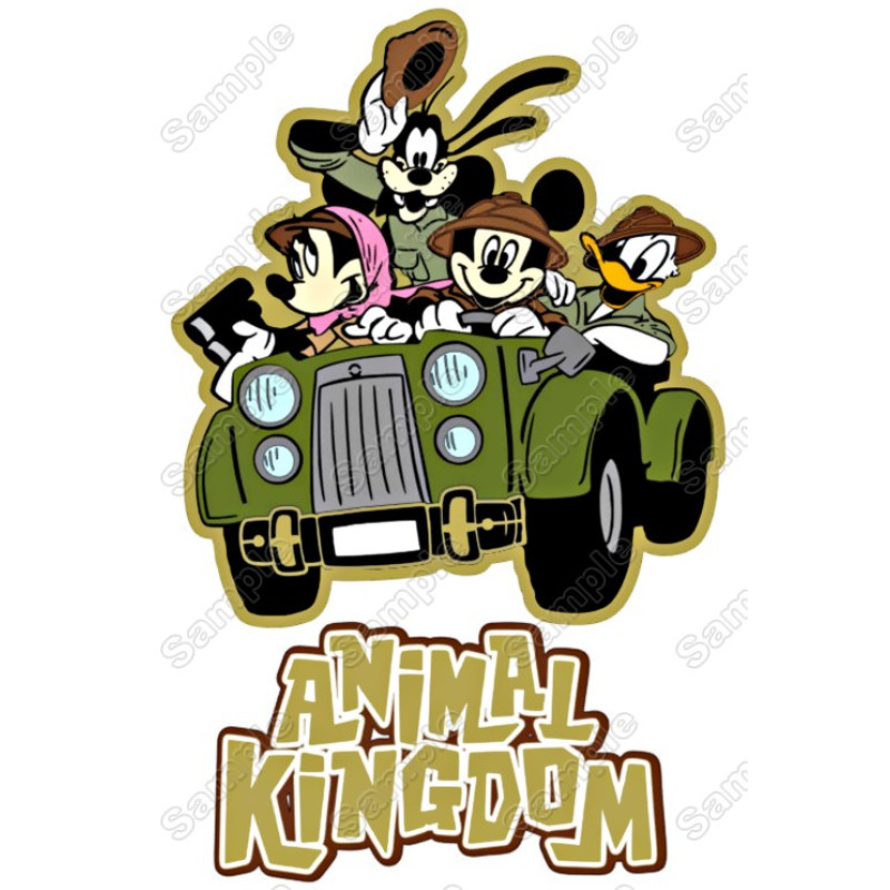 Disney  Vacation Animal Kingdom T Shirt Iron on Transfer Decal