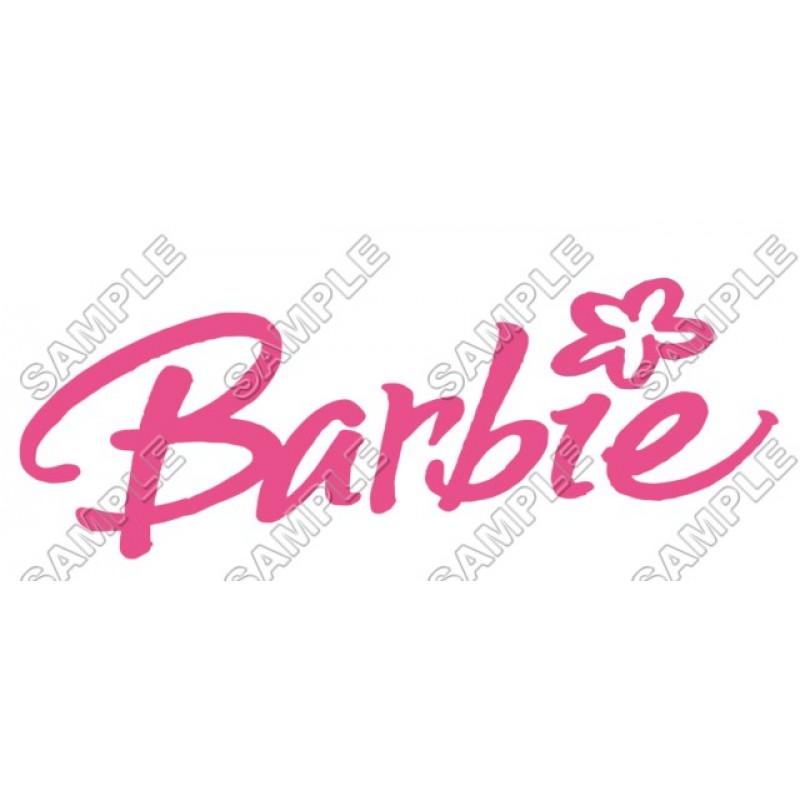 Barbie iron on decal sale