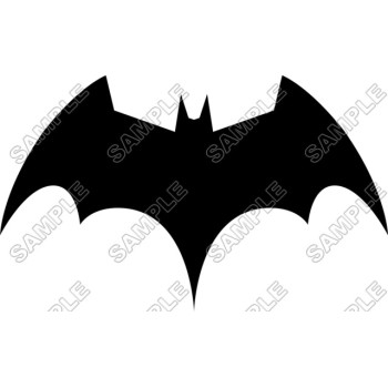 Batman Logo Black  T Shirt Iron on Transfer  Decal  #15