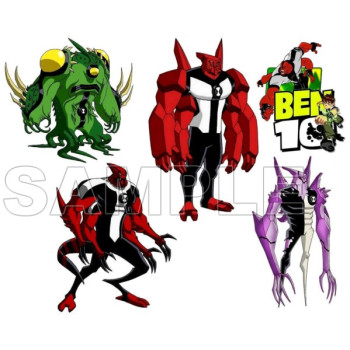 Ben 10 Aliens T Shirt Iron on Transfer  Decal  #2