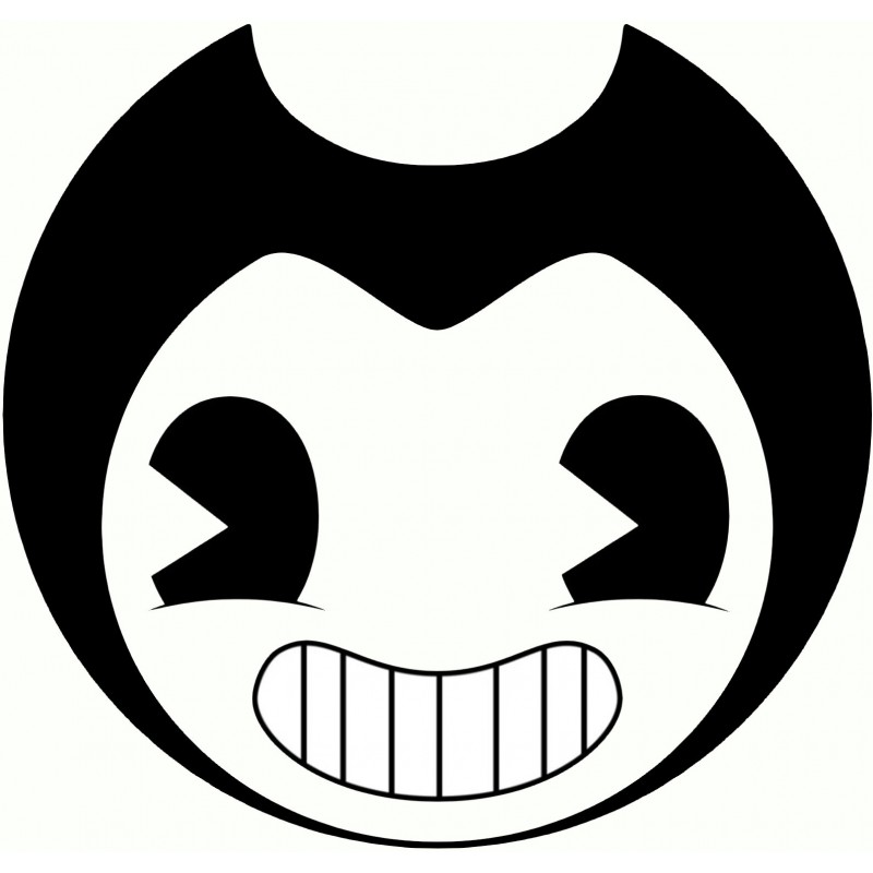 Bendy and the Ink Machine Head  Iron On Transfer Vinyl HTV