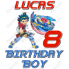 BeyBlade Birthday Personalized Custom T Shirt Iron on Transfer Decal #8