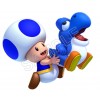 Blue toad Yoshi  T Shirt Iron on Transfer  Decal  #24