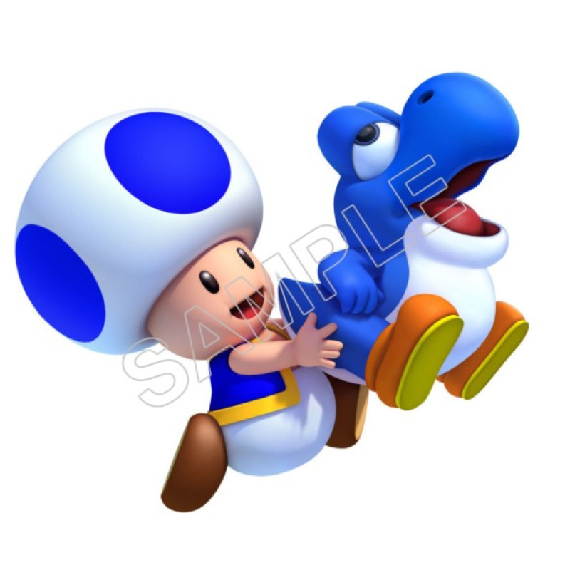 Blue toad Yoshi  T Shirt Iron on Transfer  Decal  #24