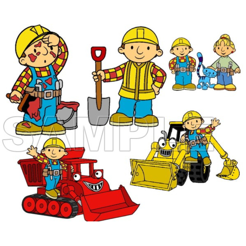 Bob the Builder  T Shirt Iron on Transfer  Decal  #1