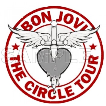 Bon Jovi  T Shirt Iron on Transfer Decal #2