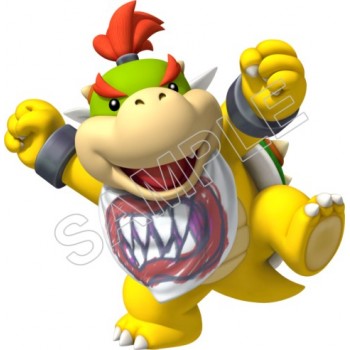 Bowser Jr. T Shirt Iron on Transfer  Decal  #23