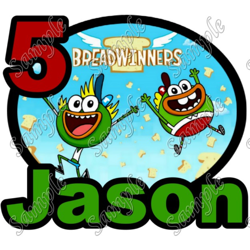 Breadwinners  Birthday  Personalized  Custom  T Shirt Iron on Transfer Decal #2