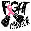 Breast Cancer Awareness  Fight  T Shirt Iron on Transfer  Decal 