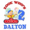 Caillou  Birthday Personalized Custom T Shirt Iron on Transfer Decal #81