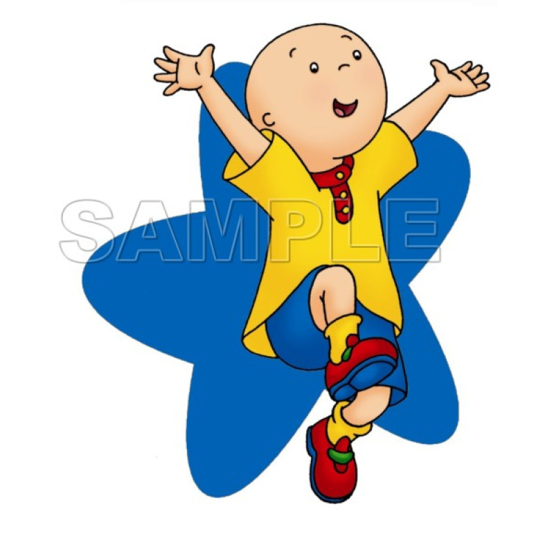 Caillou T Shirt Iron on Transfer Decal #13