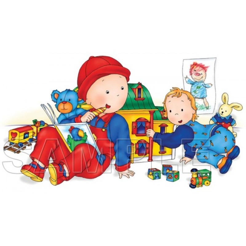 Caillou T Shirt Iron on Transfer Decal #16