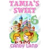 Candy Land  Birthday  Personalized  Custom  T Shirt Iron on Transfer Decal #8