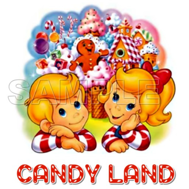 Candy Land T Shirt Iron on Transfer Decal #2