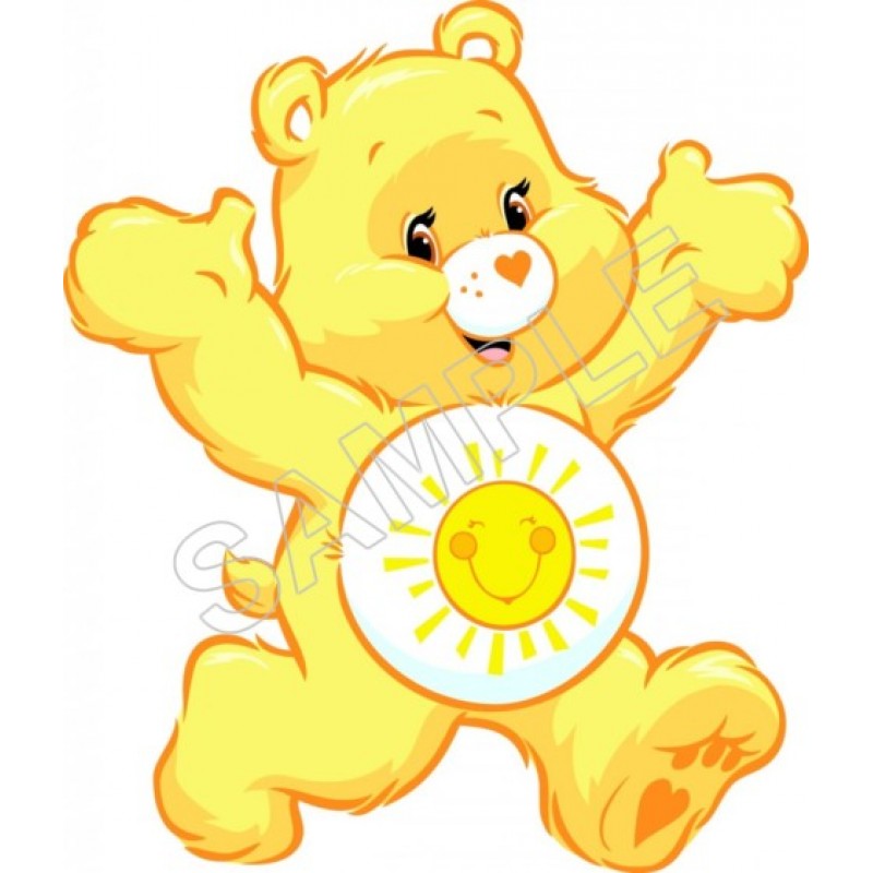 Care Bears Funshine  T Shirt Iron on  Transfer Decal #1