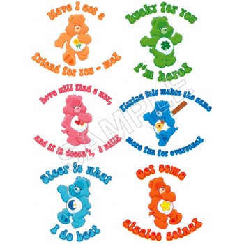 Care Bears  T Shirt Iron on Transfer  Decal  #84