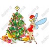 Christmas  TinkerBell  T Shirt Iron on Transfer Decal #80