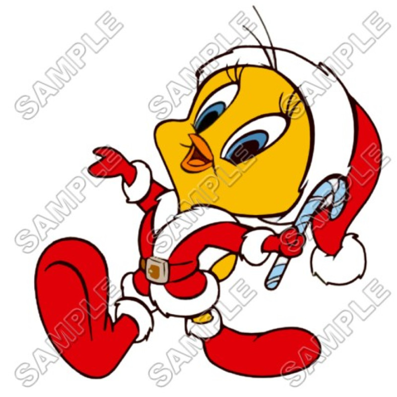 Christmas  Tweety  T Shirt Iron on Transfer Decal #78