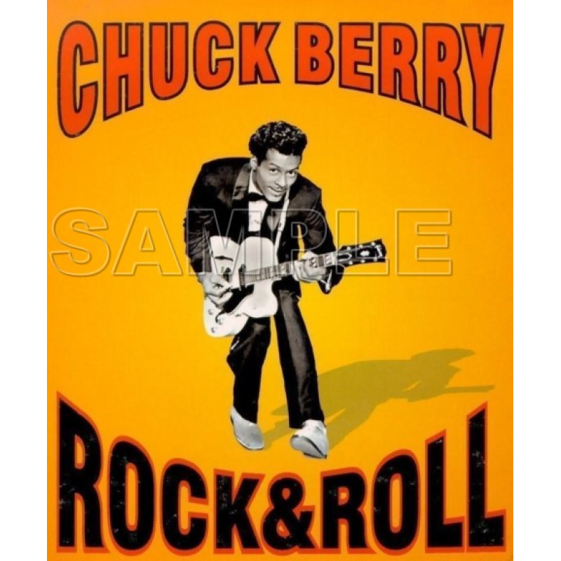 Chuck Berry T Shirt Iron on Transfer  Decal  #1