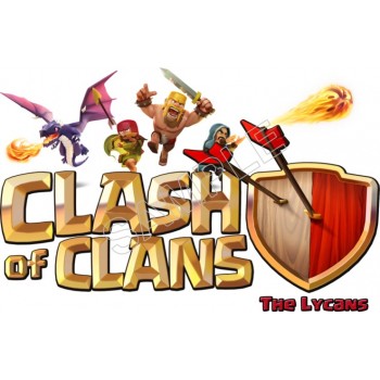 Clash of  Clans T shirt  Iron On Transfer Decal #1