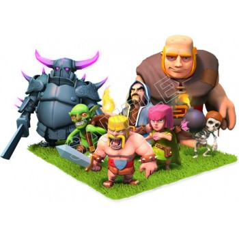 Clash of  Clans T shirt  Iron On Transfer Decal #3