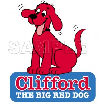 Clifford the Big Red Dog T Shirt Iron on Transfer Decal #2