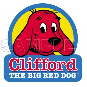 Clifford the Big Red Dog T Shirt Iron on Transfer Decal #3