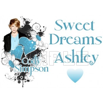 Cody Simpson Personalized  Custom T Shirt Iron on Transfer Decal #3