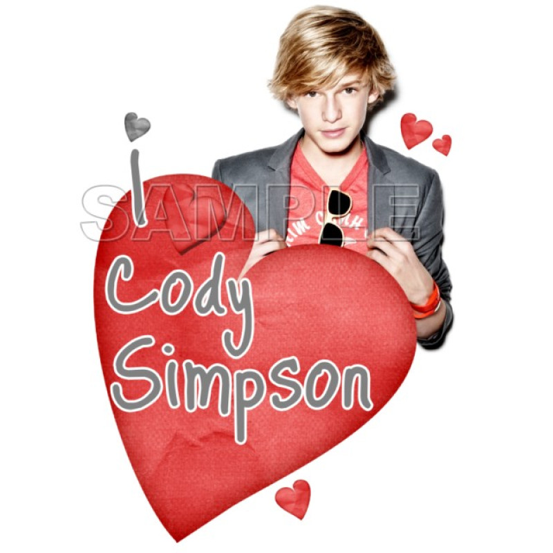 Cody Simpson T Shirt Iron on Transfer Decal #1