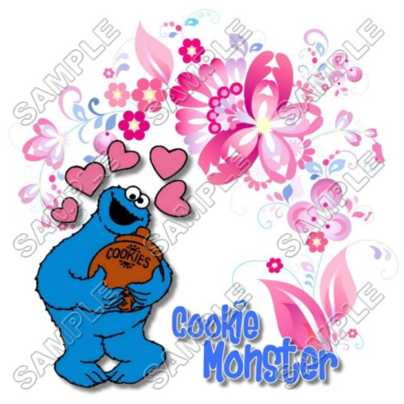 Cookie Monster  Sesame street  T Shirt Iron on Transfer Decal #13