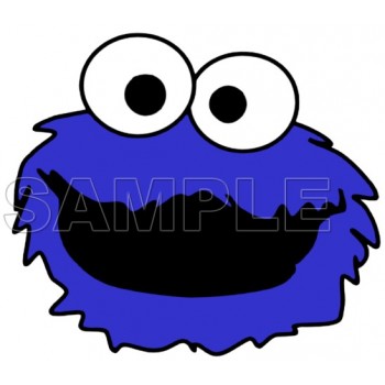 Cookie Monster T Shirt Iron on Transfer Decal #2