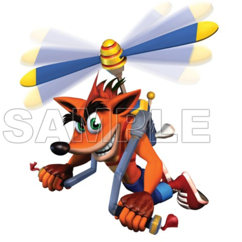 Crash Bandicoot T Shirt Iron on Transfer Decal #4