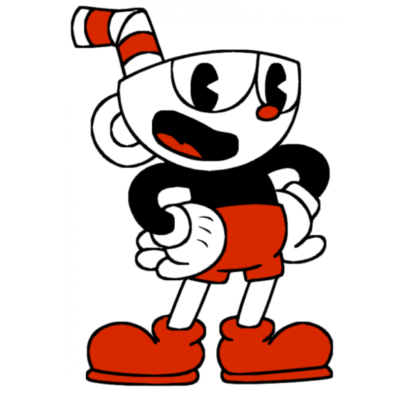 Cuphead Mugman  Game  T Shirt Iron on Transfer  Decal #2