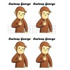 Curious George T Shirt Iron on Transfer Decal #2