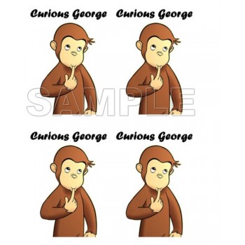 Curious George T Shirt Iron on Transfer Decal #2