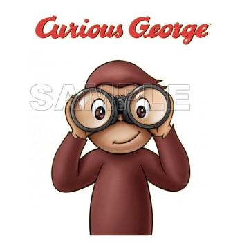 Curious George T Shirt Iron on Transfer Decal #8