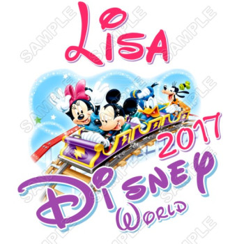 Disney Disneyland Vacation Cruise  Personalized  Custom  T Shirt Iron on Transfer Decal #3