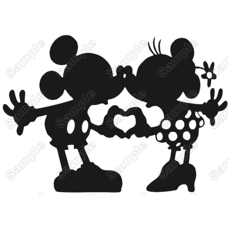 Disney Minnie  Mouse Mickey Valentines   Iron On Transfer Vinyl HTV