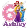 Disney Princess Tangled  Birthday  Personalized  Custom  T Shirt Iron on Transfer Decal #28